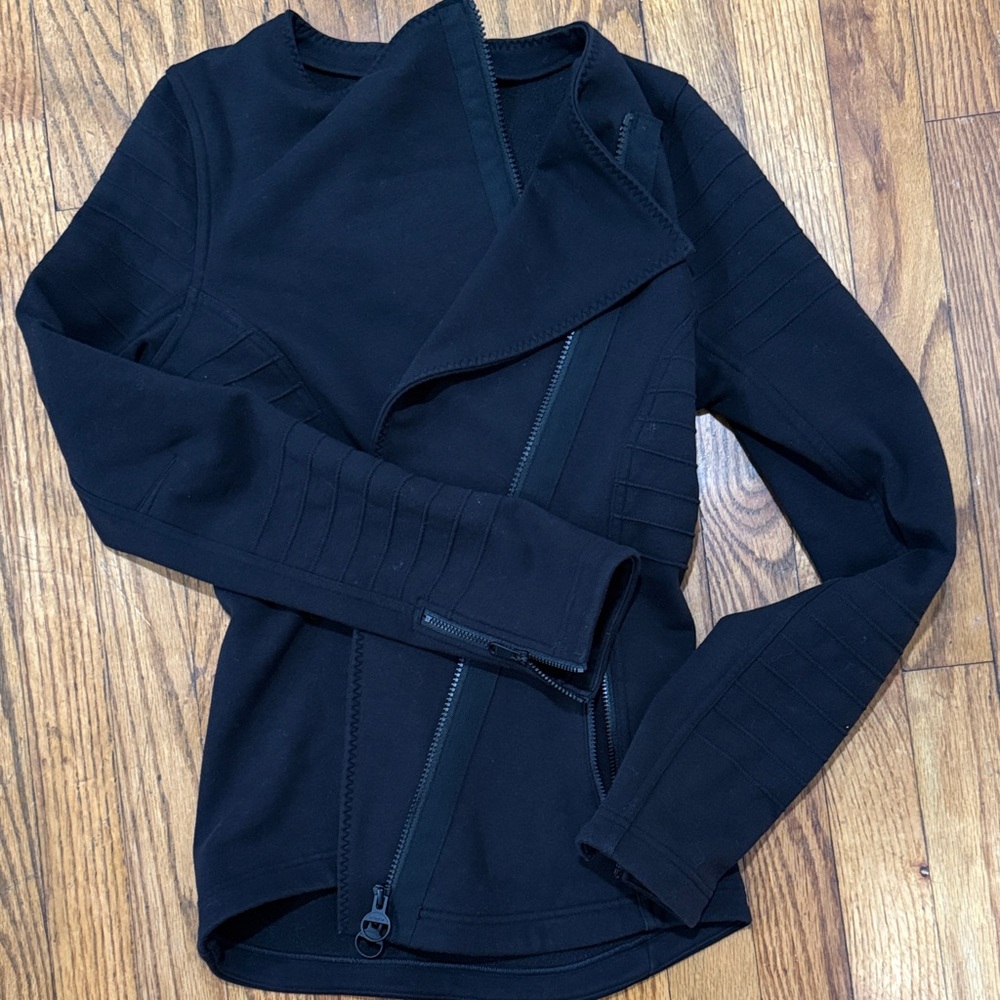 Athleta Black Moto Jacket